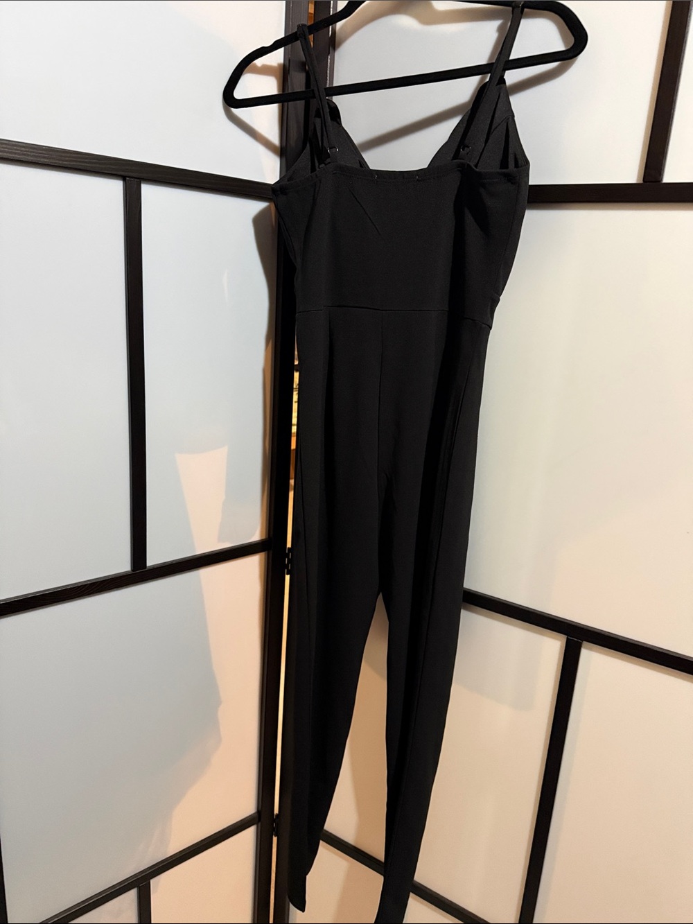 bailey blue Black V-Neck Spaghetti-Strap Jumpsuit - Picture 2 of 5